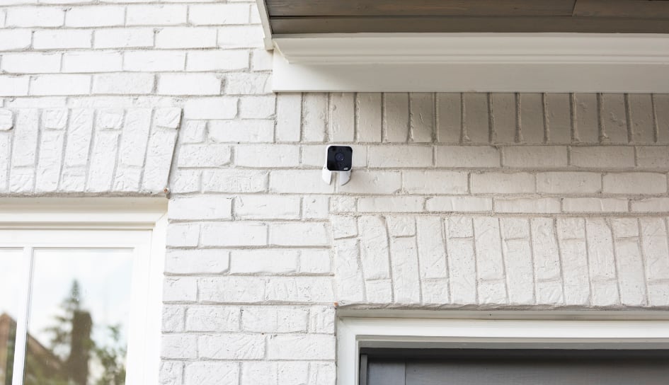 ADT outdoor camera on a Elizabethtown home